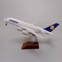 20ซมโลหะอัลลอยด์ Germany Air LUFTHANSA Airbus 380 A380 Airways Diecast เครื่องบินจำลองยึดกับล้ออากาศยานการก่อสร้างเครื่องบิน