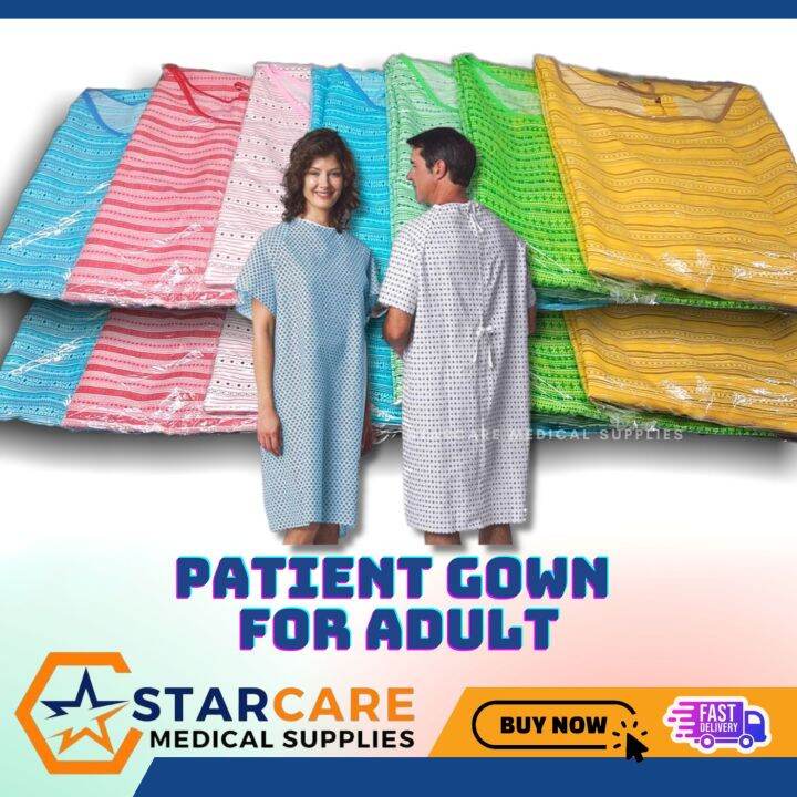 PATIENT GOWN / HOSPITAL GOWN Lazada PH