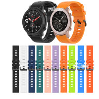 สายสายนาฬิกาซิลิโคน22มม. สำหรับ Huami Amazfit จังหวะ/Stratos 2 2S 3/ GTR2 GTR 2e/GTR 47Mm/GTR 3 /GTR3 PRO/GTR 4 /Amazfit Bip 5