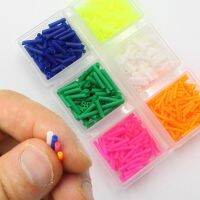 1Box Assorted Pole Float Rubbers Soft Stick Floats Pole Float Rubbers Sleeves For Carp Coarse Fishing Accessories Tackle Accessories