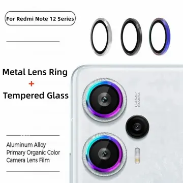 Camera Ring Glass for Xiaomi Redmi 12 Global Version Metal Screen Protector  on Redmi12 Protective Lens