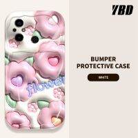 เคสโทรศัพท์มีลายคลื่น YBD สำหรับ Xiaomi 12C POCO C55 Redmi น่ารักลายต้นกระบองเพชรและกระต่ายวัสดุซิลิโคนกล้องคุ้มครองเต็มรูปแบบ