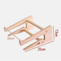 NEW Wood Laptop Stand Holder Increased Height Storage Stand Notebook Vertical Base Cooling Stand for PC Laptop 13 15 17Inch Mount