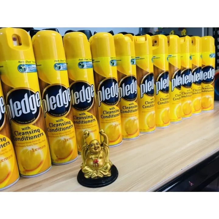 Pledge Furniture Polish with Cleansing Conditioners Lemon 330ml Lazada PH