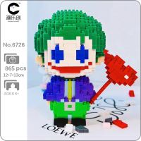 CLC 6726 Joker World Suit Clown Love Balloon Stand Smile Doll Model Mini Diamond Blocks Bricks Building Toy for Children no Box