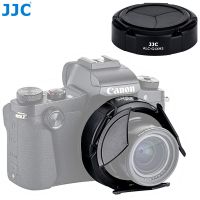 :{”》: ฝาครอบเลนส์เปิดและปิดรถยนต์โดยเฉพาะ JJC ตัวป้องกันเลนสสำหรับ Canon Powershot G1X Mark III G1X กล้องดิจิตอล M3ฝาครอบเลนส์ฝาปิดเลนส์อัตโนมัติ