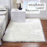 COZY พรมปูพื้นขนมิ้ง รุ่น CARA-WH ขนาด 100x150x5ซม. สีขาว By-AjuShop