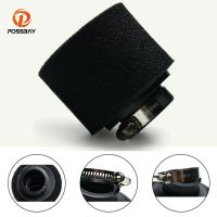 Foam Air Filter 38mm Black Sponge Cleaner Straight Neck Bent Angled Air Moped Scooter Dirt Pod Pit Quad ATV Part Bike Motorcycle Adhesives Tape