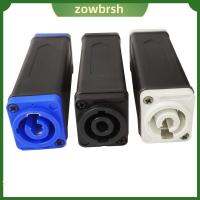 ZOWBRSH 3พิน LED powercon AC Coupler ชุดติดตั้งแผง Speakon คุณภาพสูงมาก อะแดปเตอร์ตรง หัวแปลงพลังงาน ทนทานต่อการใช้งาน ตัวเชื่อมต่อขยาย