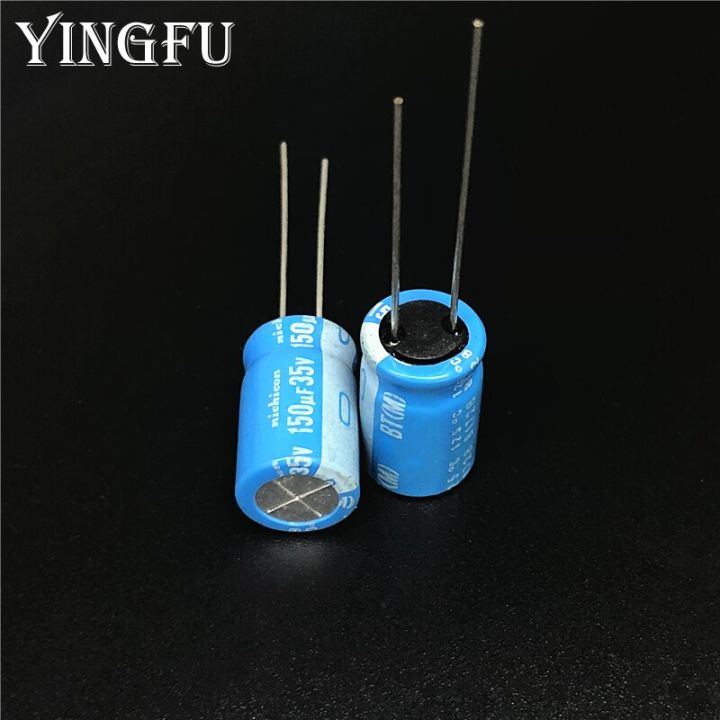 5pcs-50pcs-150uf-35v-nichicon-bt-series-10x16mm-highly-dependable-reliability-35v150uf-aluminum-electrolytic-capacitor