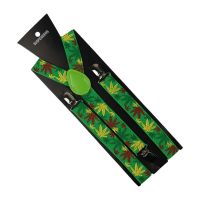 【YF】♗✜  HUOBAO Fashion Weed Suspenders Braces Female Bretels 2.5cm Wide Adjustable Men