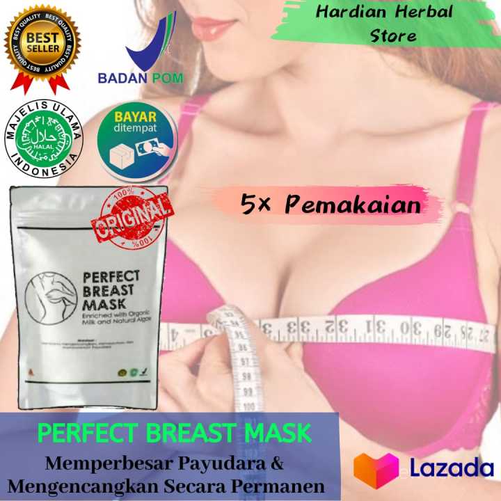 Perfect Breast Mask [5x Pakai] Masker Pembesar And Pengencang Payudara Terbaik Di Dunia Lazada