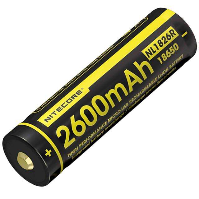 nitecore-ถ่านชาร์จ18650-nl1826r-3-7v-2600-mah-ชาร์จผ่าน-usb-ได้เท่านั้น-ของแท้