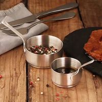 304 Stainless Steel Mini Milk Coffee Heating Pot Soup Pot Nonstick Sauce Pan Kitchen Cooking Pot For Gas Stove