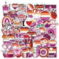 bjh✔✕  10/50PCS Lesbian Stickers for Laptop Bottle Computer Skateboard