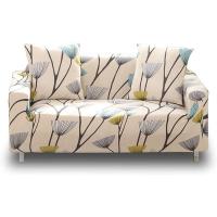 Printed Sofa Cover Stretch Couch Cover Sofa Slipcovers for Couch with 2 Pillow Case