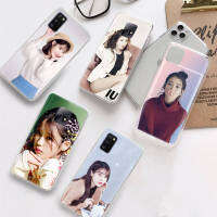 D-100 IU Lee Ji-eun อ่อนนุ่ม เคสโทรศัพท์ หรับ Samsung A34 M52 A04 M30S A23 M23 M53 M21 A54 M30 A40S A9 A14 A04S M33 Plus โปร่งใส ปก