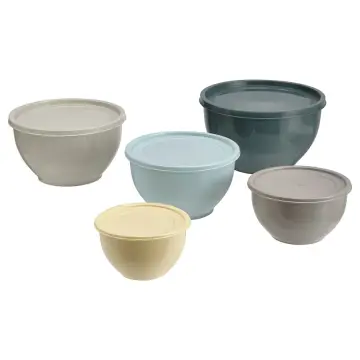 TABBERAS Bowl with lid, set of 5, mixed colors - IKEA