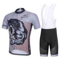 Mens Cycling Jersey Breathable Quick-Dry MTB Road Bike Cycling Clothing / Biking with Gel Padded Short Pant