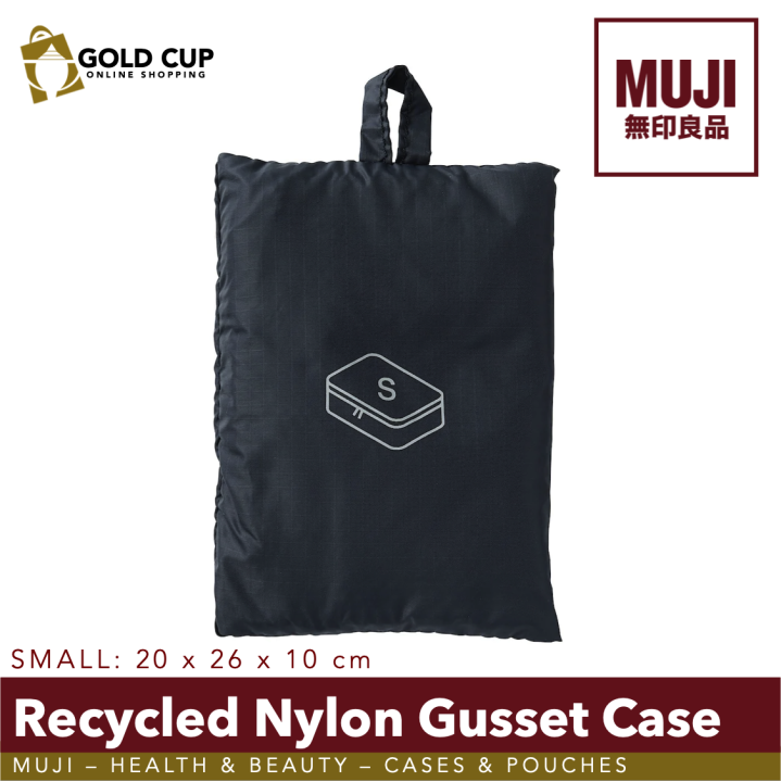 MUJI Recycled Nylon Travel Gusset Case Small (Bags & Shoes Travel