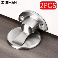 Limited Time Discounts Zishan Non-Ph Strong Magnetic Hidden Touch Floor Nail-Free Anti-Collision Zinc Alloy Door Buckle Furniture Door Hardware