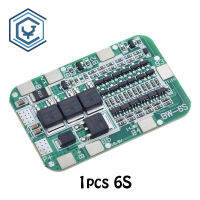 1ชิ้น/2ชิ้น6S 15A 22V 24V PCB สำหรับ6ชิ้น18650โมดูล Li-Ion แผ่นป้องกัน