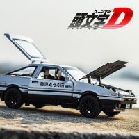 Initial D autumn famous mountain god car-Toyota AE86 alloy simulation car model sound and light pull back childrens toy decoration