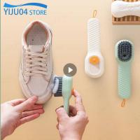 1PC Cleaning Brush Multi Functional Soft-Bristled Shoe Long Handle Brush Filling Liquid Soap Dispenser Household Merchandises Shoes Accessories