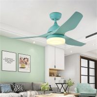 ORY Nordic Ceiling Fans With LED Light 3 Colors Remote Control Acrylic Fan Blade For Home Dining Room Bedroom Parlor Office Exhaust Fans