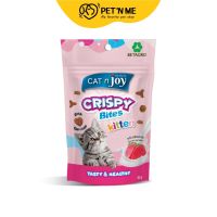 Cat N Joy แค็ทเอ็นจอย ขนมแมวคริสปี้ไบทส์ โบนิโตและนม 60 g