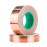 Copper Foil Tape Double Sided Conduct 20M Heat Resistant Battery Strip Thick Insulated Soldering Transformer Winding 3mm 5mm 6mm