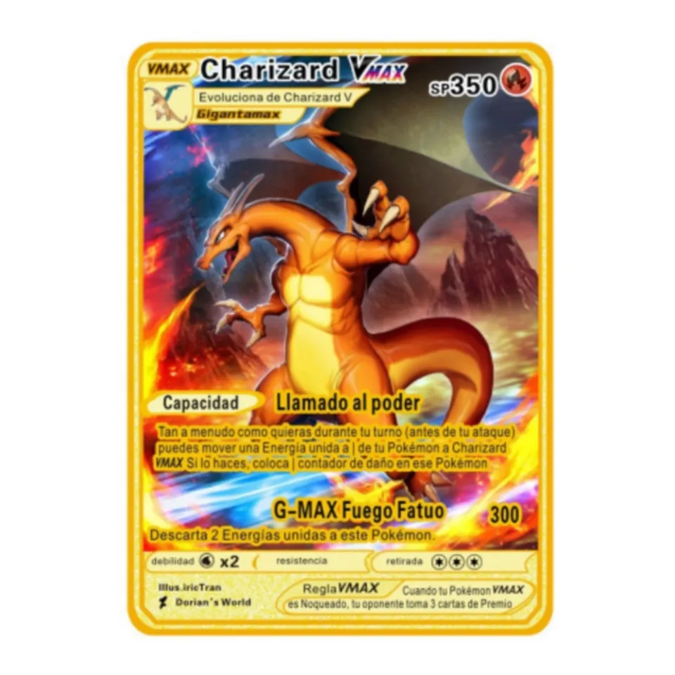 Metal Letter Pokemon Arceus Spanish 10000  Spanish Pokemon Cards Arceus  Vmax 10000 - Card Games - Aliexpress