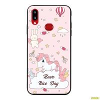 เคส AAC น่ารักสำหรับ Samsung Galaxy A10S HMHD ซิลิคอนนุ่มรูปแบบเคสโทรศัพท์เคส TPU