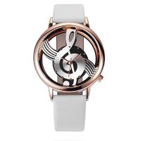 （A Decent035）AnalogWomen Wrist Note NotationWatchMusic Fashion Women 39; SLargefor Women