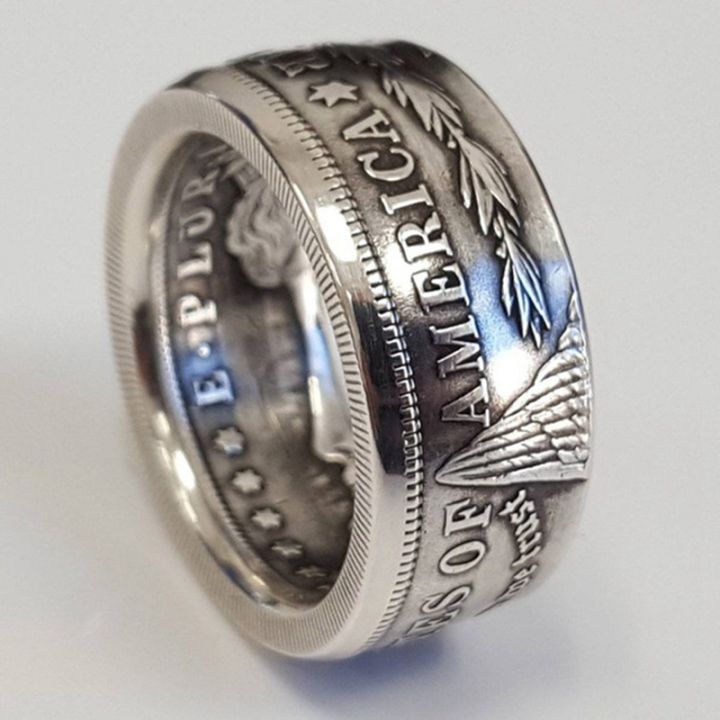 syue-1921-สัญลักษณ์ประจำชาติของสหรัฐอเมริกาคำขวัญunited-oneเหรียญแหวนผู้ชายและผู้หญิง