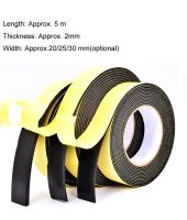 EVA Self Adhesive Foam Sealing Tape Single-sided Waterproof Sponge Tape Sound Insulation Sticky Seal Pad Strip For Door Window Adhesives Tape