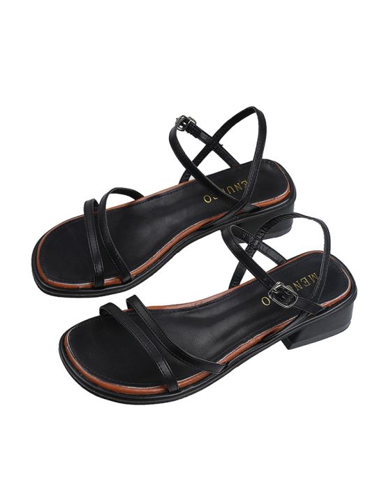 ขายดีที่สุด-ioztt2023-women-39-s-shoes-thick-heel-sandals-2020-new-summer-fashion-open-toe-thin-belt-high-heels