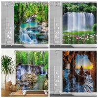 【CW】✑◄  Decoration Bathtub Fabric Shower Curtain Scenery