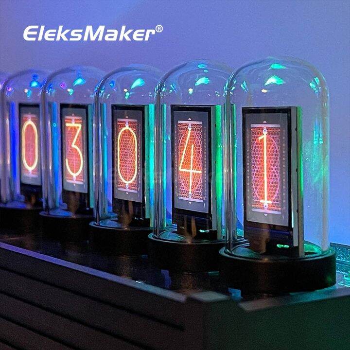 EleksMaker EleksTube IPS Nixie Digital Steins Gate Eleks Clock Glow