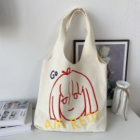 European art design bags womens shoulder hand Korean ins high-capacity students bag of summer