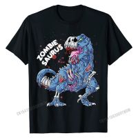 Zombie Saurus T shirt Halloween Kids Dinosaur T rex Gifts T-Shirt Hot Sale Men T Shirt Cotton Tees