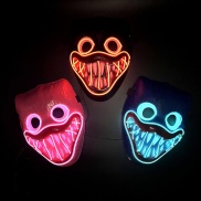 Ready Stock Cosmask Halloween Neon Mask Glowing Masque Masquerade Party