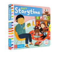 Original English childrens picture book Campbell busy series busy Storytime cardboard mechanism operation activity book childrens Enlightenment learning parent-child education interactive learning