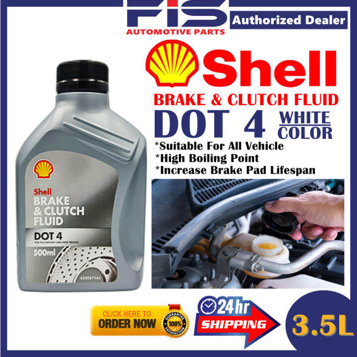 FIS Shell Clutch Brake Fluid Dot 4 2IN1 500ml For Passengers Car Trucks