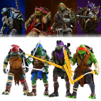 โปรโมชั่นสุดฮอต 2014 Movie Edition 4 นินจาของเล่นเต่าทอง TMNT ที่สามารถเคลื่อนย้ายตุ๊กตารุ่นมือ