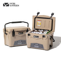 MOBI GARDEN Camping Cooler Box ถังเก็บความเย็นแคมป์ปิ้ง ตู้เย็นน้ำแข็งรถ แบบพกพา อุปกรณ์แคมป์ปิ้ง Picnic Storage Food