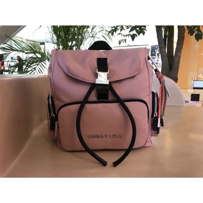 【พร้อมส่ง】Bimba Y Lolaϟ กระเป๋าเป้สะพายหลัง ผ้าไนล่อน แต่งหัวเข็มขัด ขนาดกลาง สําหรับผู้ชาย และผู้หญิง 2023