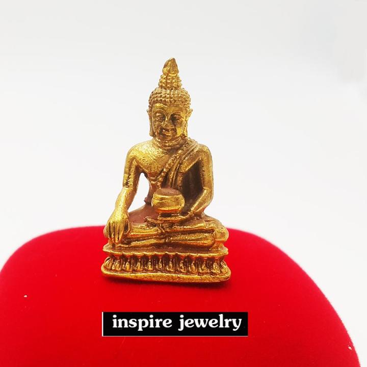 inspire-jewelry-พระพุทธรูปหล่อทองเหลือง-สูง-3cm