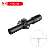 Torero HD 1-6x24IR AR15 Scope 30mm Monotube Zero Lock Turret 1/2 MOA