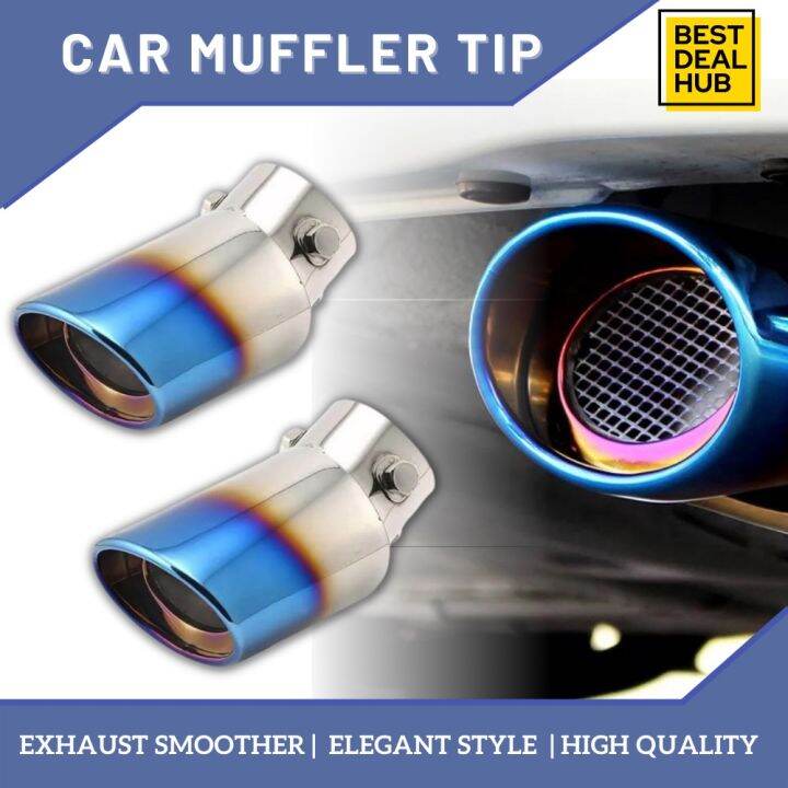 Car Exhaust Muffler Tip Single/Dual Outlet Round Stainless Steel Car